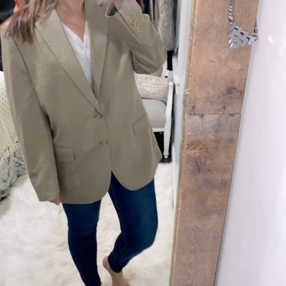 Ralph Lauren blue label wool suit jacket size 44R